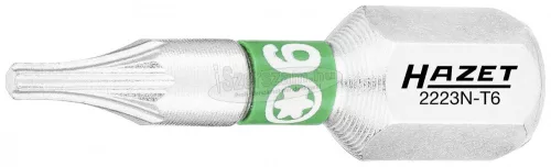 HAZET TORX bitkészlet 3 részes T6x25mm C6.3 1/4" 2223N-T6/3