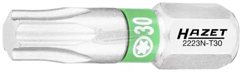 HAZET TX bitkészlet 3 részes T30x25mm C6.3 1/4" 2223N-T30/3