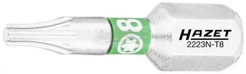 HAZET TX bitkészlet 3 részes T8x25mm C6.3 1/4" 2223N-T8/3