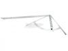 HELIOS PREISSER Alfa szögmérő jelölő lyukakkal 795x430mm 0°-90° 0396 290