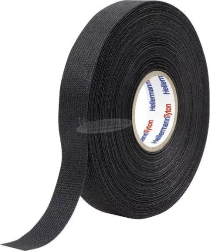 HellermannTyton HTAPE-PROTECT300-PET-BK 712-10001 Szigetelőszalag 25mx19mm 1db 712-10001