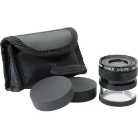   Ideal Tek M12102 Kézi nagyító Mérőskálával Nagyítási tényező: 10xLencseméret: 19mm M12102