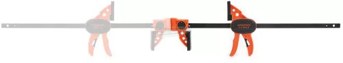 Jorgensen EZ HOLD 30 cm bilincs/szóró, kihúzható, könnyű kivitel JORGENSEN 2391321 Szorítási szélesség (max.):300mm Méret, hossz: 480mm 2391321