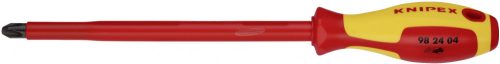 KNIPEX Csavarhúzó kereszthornyos csavarokhoz PH4x320mm szigetelt VDE 1000V 98 24 04
