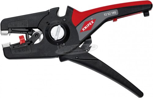 KNIPEX Automata csupaszoló fogó 0,08-16mm² 6-28 AWG, PreciStrip 16 12 52 195 SB