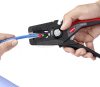 KNIPEX Automata csupaszoló fogó 0,08-16mm² 6-28 AWG, PreciStrip 16 12 52 195 SB