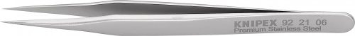 KNIPEX 92 21 06 Precíziós csipesz 1db Hegyes, finom, extra vékony 80mm 92 21 06