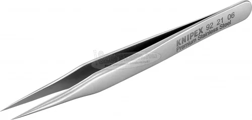 KNIPEX 92 21 06 Precíziós csipesz 1db Hegyes, finom, extra vékony 80mm 92 21 06
