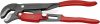 KNIPEX Csőfogó S-pofa gyorsállítással 330mm 45° 1" 83 61 010