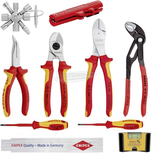 KNIPEX 00 20 90 V01 Fogó készlet 10 részes 00 20 90 V01