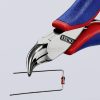 KNIPEX Elektronikai félkerekcsőrű markoló fogó 45° hajlított, 115mm 35 42 115