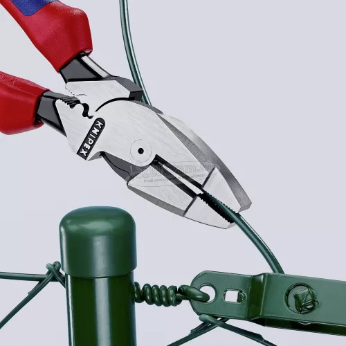 KNIPEX Kábelfogó "Lineman's Pliers" feketére foszfátozott 240mm 09 01 240