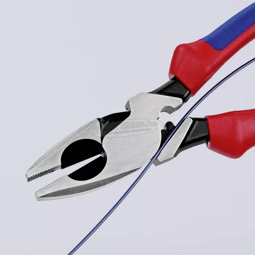 KNIPEX Kábelfogó "Lineman's Pliers" feketére foszfátozott 240mm 09 01 240