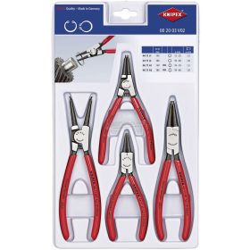   KNIPEX Seeger-gyűrű fogó készlet külső-belső 4 részes 00 20 03 V02