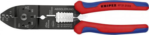 KNIPEX Krimpelő fogó 230mm 0,5-2,5mm2 AWG20-13 97 21 215 B SB
