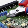 KNIPEX Elektronikai oldalcsípő fogó, kétkomponensű nyél, Super-Knips 125mm 78 03 125 SB