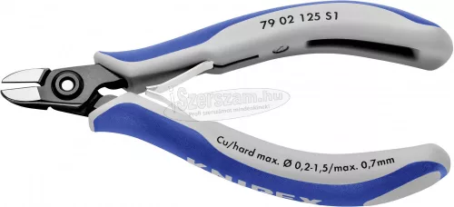 KNIPEX 79 02 125 S1 Oldalcsípőfogó 130mm 79 02 125 S1