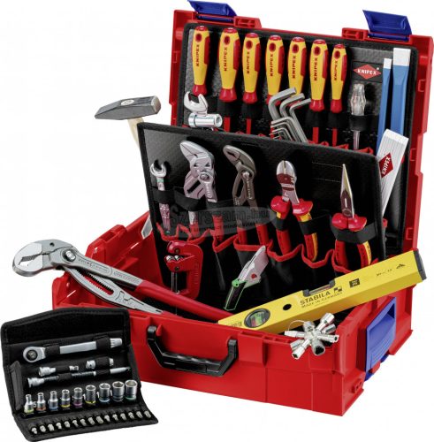 KNIPEX Szaniter Szerszámos hordtáska, tartalommal 52 részes L-BOXX 00 21 19 LB S