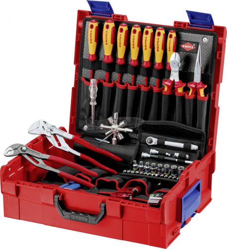KNIPEX Szaniter Szerszámos hordtáska, tartalommal 52 részes L-BOXX 00 21 19 LB S