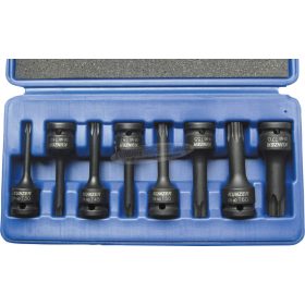   KUNZER 7SST08 Belső kerek hatlap (TX) Rátűzőkulcs készlet 8 részes 1/2" 7SST08