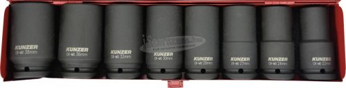 KUNZER 7SSE348 6szög Gépi dugókulcs készlet 8 részes 3/4" (20mm) 7SSE348