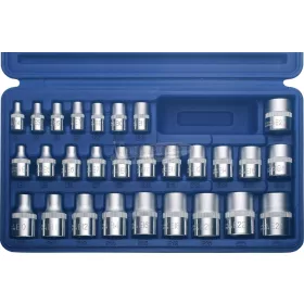   KUNZER 7EP28 Külső kerek hatlap (TX) Dugókulcs készlet 28 részes 3/8", 1/4" 1/2" 7EP28