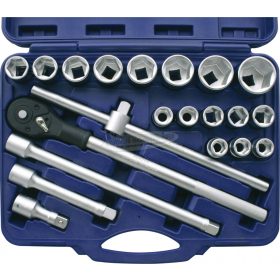   KUNZER Dugókulcs készlet Metrikus 3/4" (20mm) 21 részes 73421