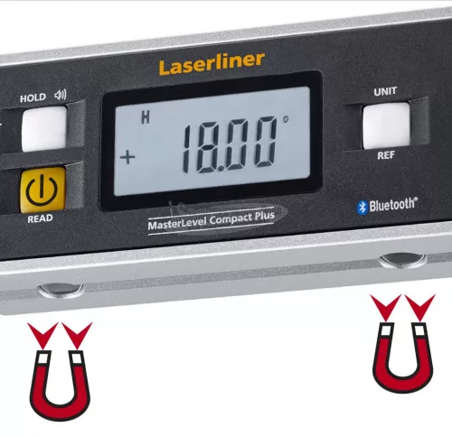 Laserliner MasterLevel Compact Plus 081.265A Digitális vízmérték Mágnessel 30mm 081.265A