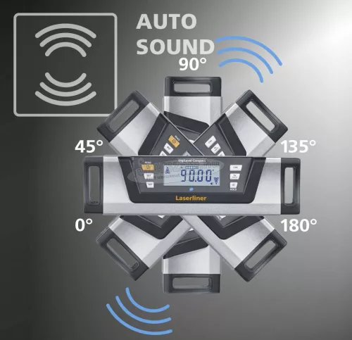 Laserliner DigiLevel Compact 081.280A Digitális vízmérték 0.5mm 081.280A