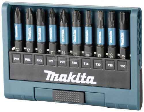 Makita Impact Black Bit-Set 10-tlg E-12011 Bit készlet E-12011