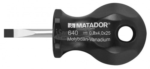 MATADOR Egyenes pengéjű csavarhúzó 6401265