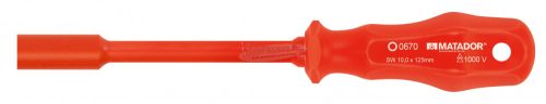 MATADOR szigetelt VDE 1000V hatlapfejű kulcs, 10x115mm 0670 1100