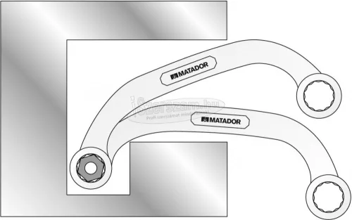 MATADOR 01881416 önindító kulcs 14x16mm 1881416