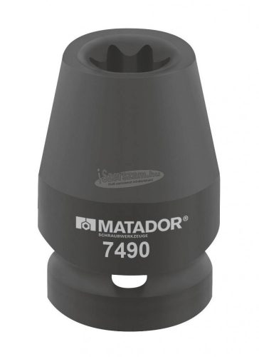 MATADOR 74900180 Külső kerek hatlap (TX) Gépi dugókulcs E 18 1/2" 74900180