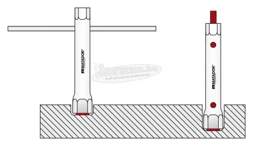 MATADOR Csőkulcs, DIN 896, 24x27mm 0380 3032