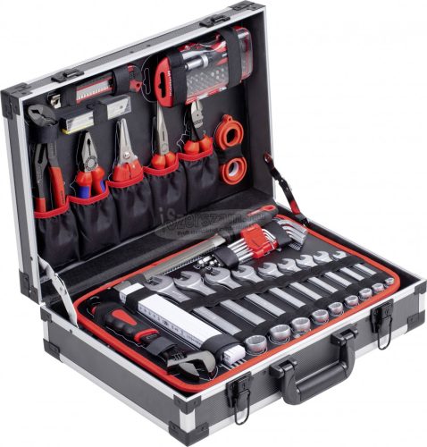 Meister Werkzeuge WU8973750 Szerszámos hordtáska, tartalommal 131 részes 460x320x140mm WU8973750