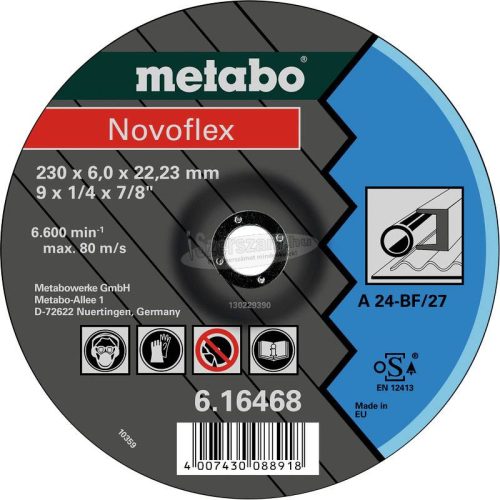 METABO 616429000 Nagyolótárcsa, hajlított 16mm 25db 616429000