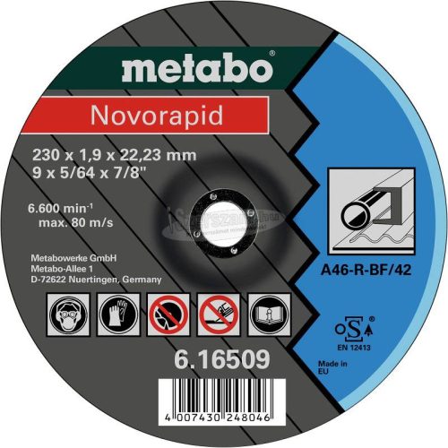 METABO 616509000 Vágótárcsa, hajlított 22.23mm 25db 616509000