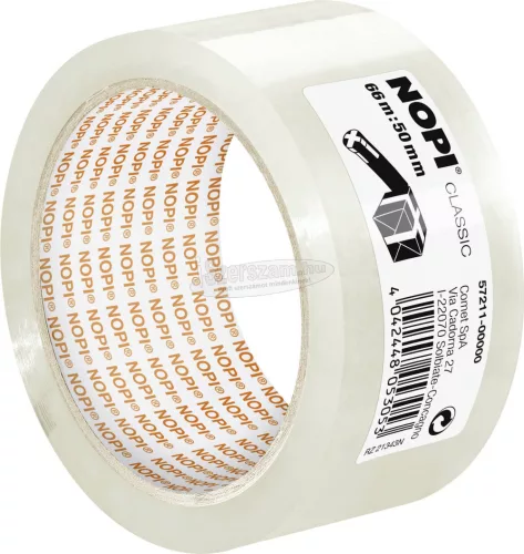 Nopi 57211 Csomagolószalag Átlátszó 66mx50mm 1db 57211-00000