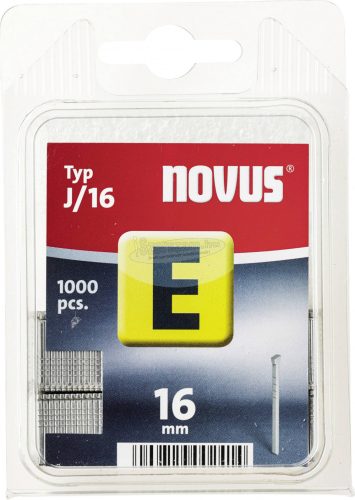 NOVUS Tűzőszeg J típus 1000részes készlet 16mmx1.2mm Novus 044-0063 105110000