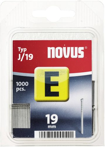NOVUS Tűzőszeg J/19 típus 1000részes készlet 19mmx1.2mm Novus 044-0064 105110400