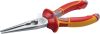 NWS 140-49-VDE 1000V-170 szigetelt VDE 1000V Lapos kerek csőrű fogó 170mm 140-49-VDE 1000V-170