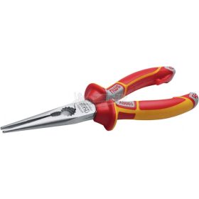   NWS 140-49-VDE 1000V-170 szigetelt VDE 1000V Lapos kerek csőrű fogó 170mm 140-49-VDE 1000V-170