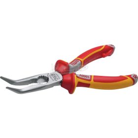   NWS 141-49-VDE 1000V-205 szigetelt VDE 1000V Lapos kerek csőrű fogó 205mm 141-49-VDE 1000V-205