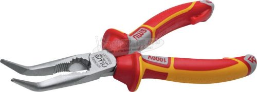 NWS 141-49-VDE 1000V-205 szigetelt VDE 1000V Lapos kerek csőrű fogó 205mm 141-49-VDE 1000V-205