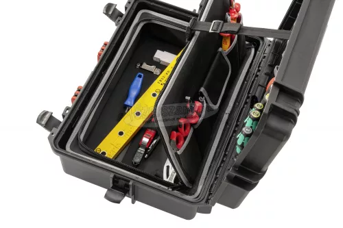 Parat PROTECT 34-S Roll 6505000391 Profi, Kisiparos, Kézműves, Technikus Szerszámos hordtáska, üresen 258x555x445mm 6505000391