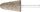 PFERD csapos csiszolótest KE 2545 6 ADW 30 L6B INOX 32211743