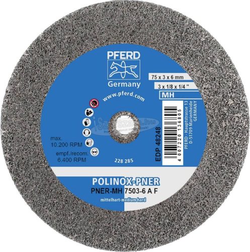 PFERD POLINOX kompakt vlies csiszolókerék PNER-MH 7503-6 A F 47803088