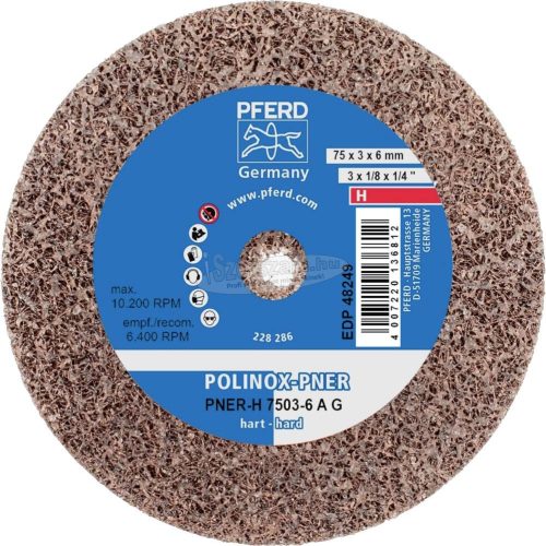 PFERD POLINOX kompakt vlies csiszolókerék PNER-H 7503-6 A G 47803089
