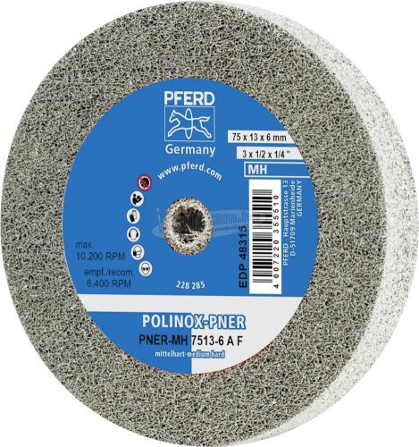 PFERD POLINOX kompakt vlies csiszolókerék PNER-MH 7513-6 A F 44691242